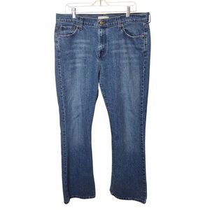 Levis 515 Bootcut Jeans Womens 16M Medium‎ Wash Distressed Vintage Embroidered